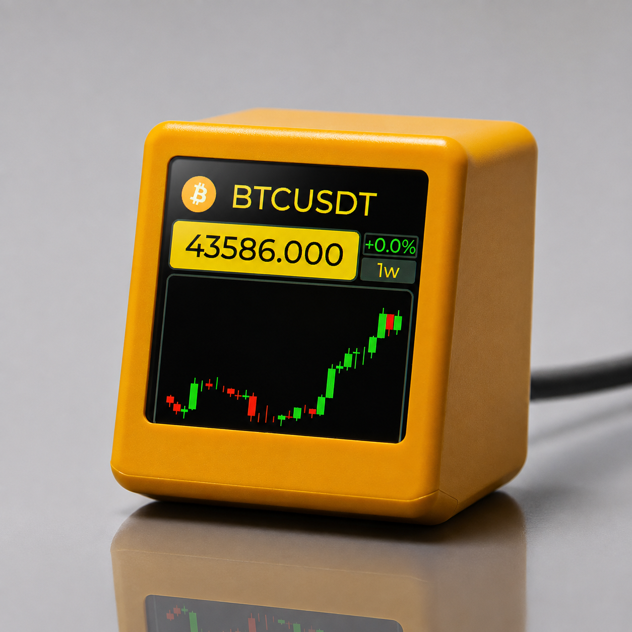 GeekMagic PRO – Bitcoin & Krypto Ticker Display