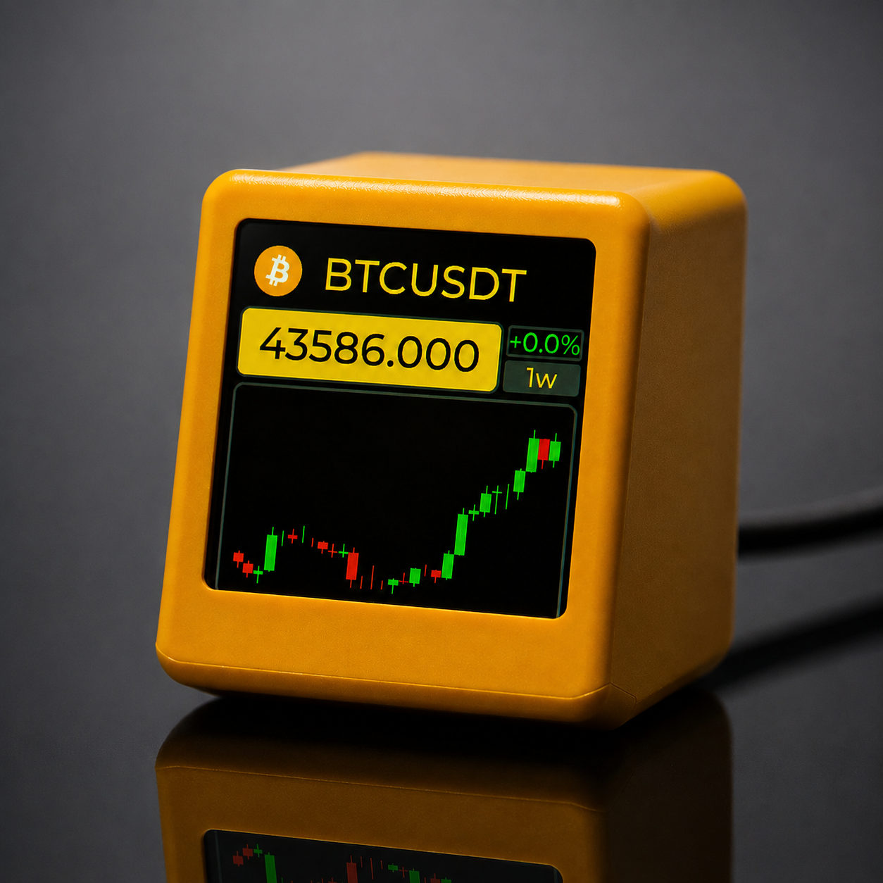 GeekMagic PRO – Bitcoin & Krypto Ticker Display