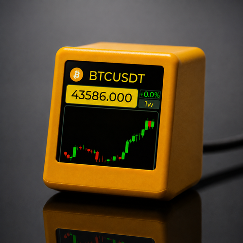 GeekMagic PRO – Bitcoin & Krypto Ticker Display