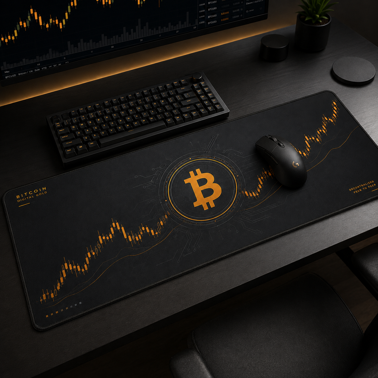 Bitcoin Digital Gold Mousepad