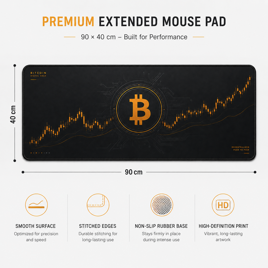 Bitcoin Digital Gold Mousepad